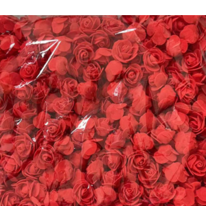 Fake Red Roses | Foam Roses 3.5 CM Pack 100